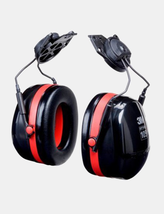 3M™ PELTOR™ Optime™ 105 Earmuffs H10P3E, Hard Hat Attached