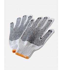 Cotton Knit Polka Dot Glove