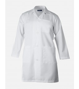 ULTIMA® White Labcoat with Button